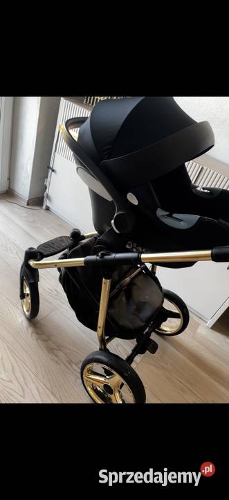 Wózek Adamex gondola fotelik Cybex z adapterami Kraków