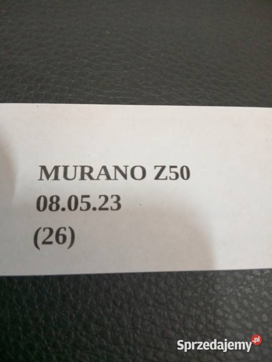 BOCZEK TAPICERKA DRZWI PRAWY TYŁ NISSAN MURANO Wyposażenie wnętrza Nowy Tomyśl