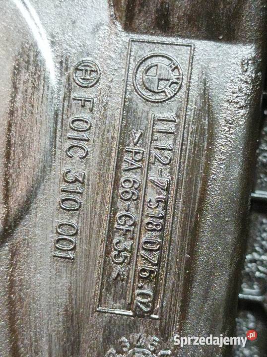 POKRYWA ZAWORÓW LEWA 7518076 36 V6 N62 Bmw Seria osobowe