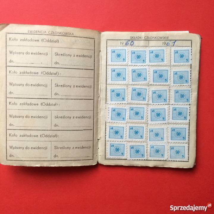 927 Legitymacja SIMP Gracewicz Szczecin sprzedam