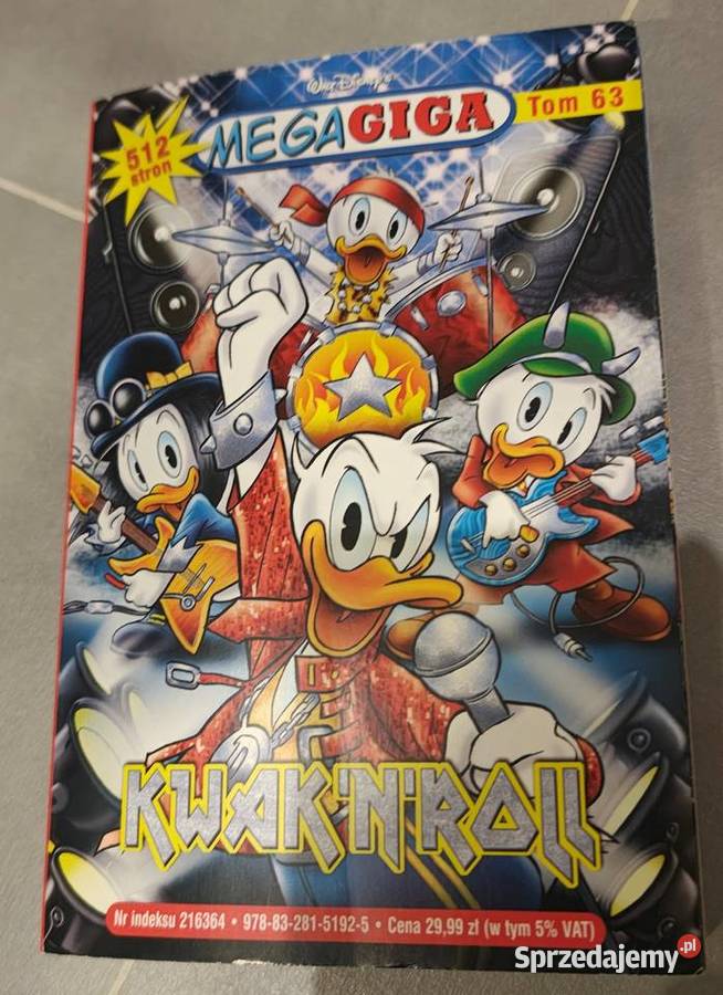 Zestaw 6 książek Kaczora Donalda Toruń