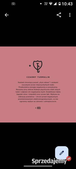 Bransoletka Turmalin Zgierz