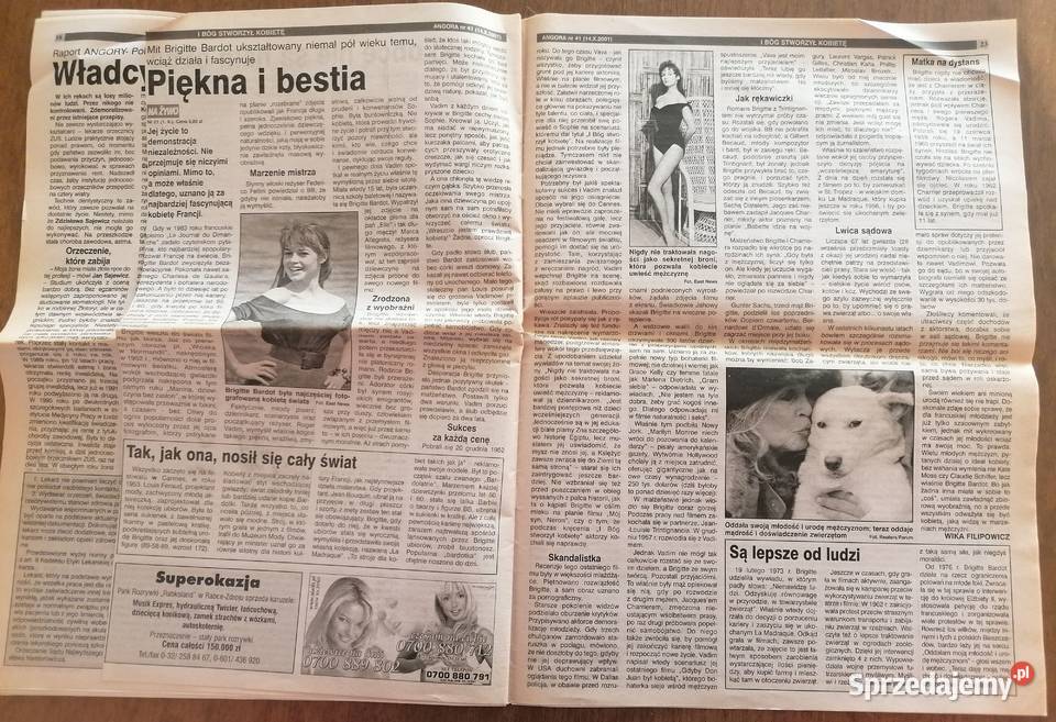 CzasopismoTygodnik ANGORA 41 z 14102001r łódzkie Łódź sprzedam