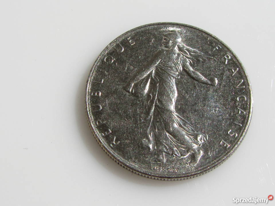 Moneta 1 Franc Liberte Egalite Fraternite 1999 r warmińsko-mazurskie