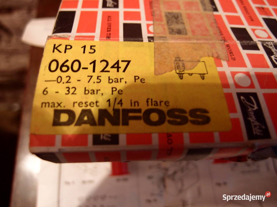 Presostat podwójny Danfoss KP15 0601247 łódzkie Łódź