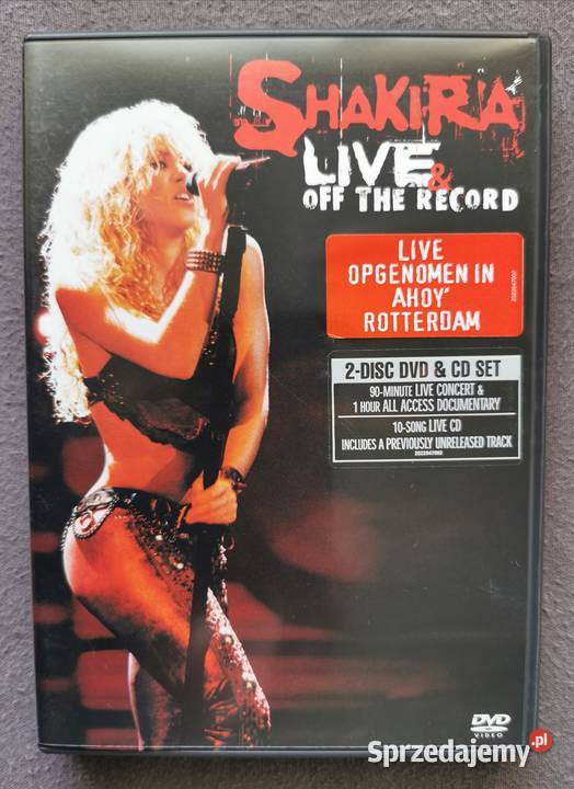 Shakira Live off The Record DVDCD Super stan Pozostałe Łódź sprzedam