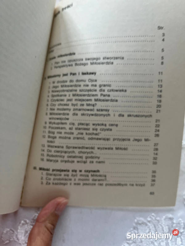 Książka Dziękujcie Panu bo jest miłosierny śląskie Bielsko-Biała