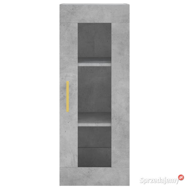 Szafka wisząca szarość betonu 345x34x90 WM828904 Warszawa