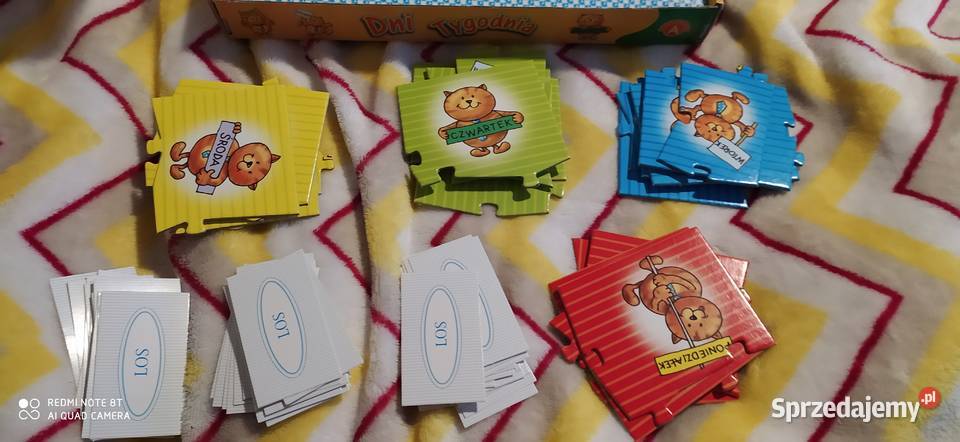 dni tygodnia gra najmłodszych