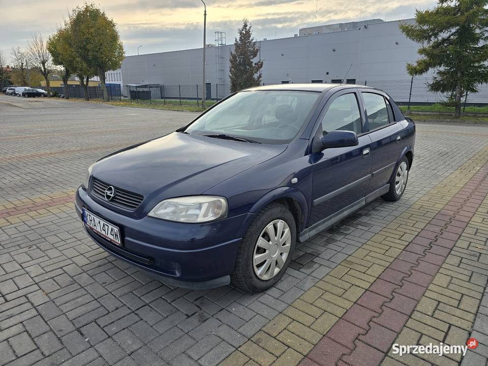 Opel Astra II 14 2008r granatowy Miechów