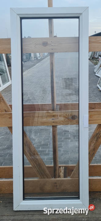 OKNA KacprzaK Witryna 48X131 FIX Używany PCV Lublin