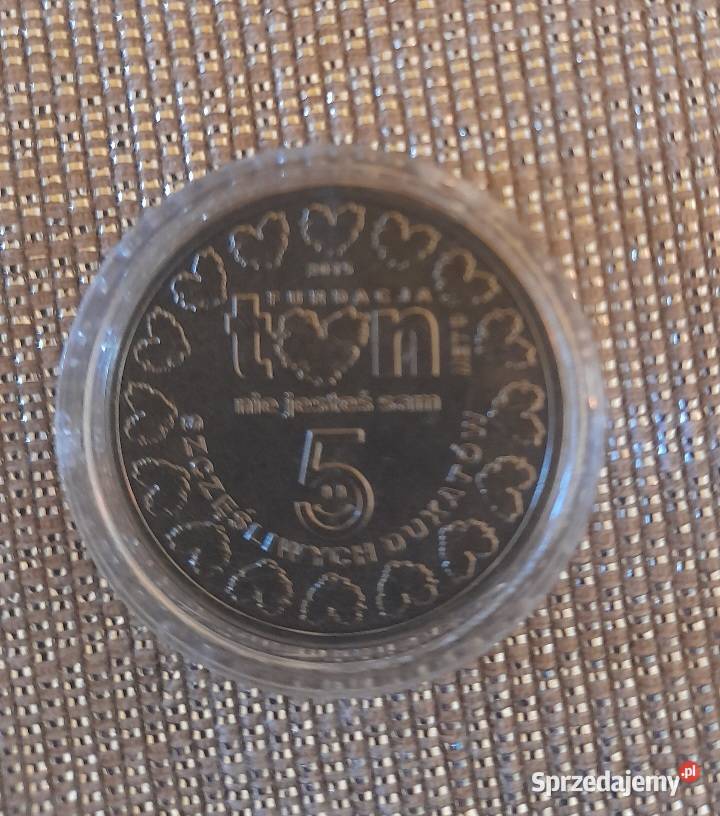 Moneta 5 szczęśliwych dukatów TVN A Szulim Numizmatyka Konin sprzedam