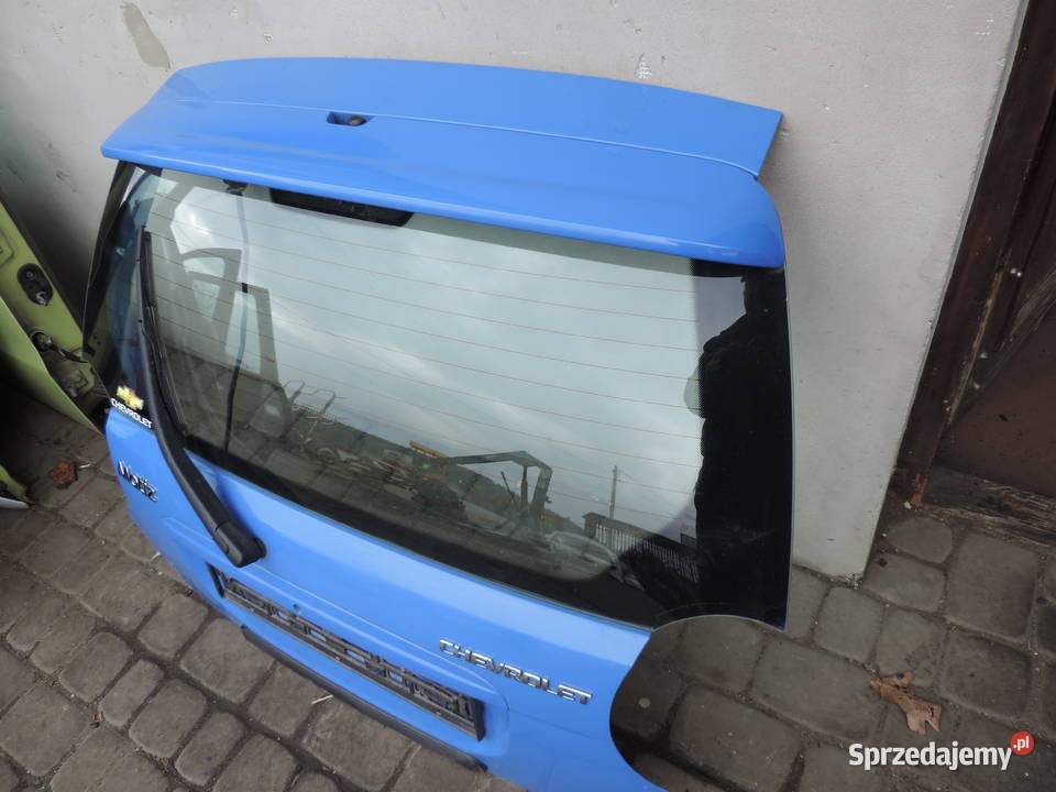 KLAPA BAGAŻNIKA TYŁ CHEVROLET MATIZ II 19U