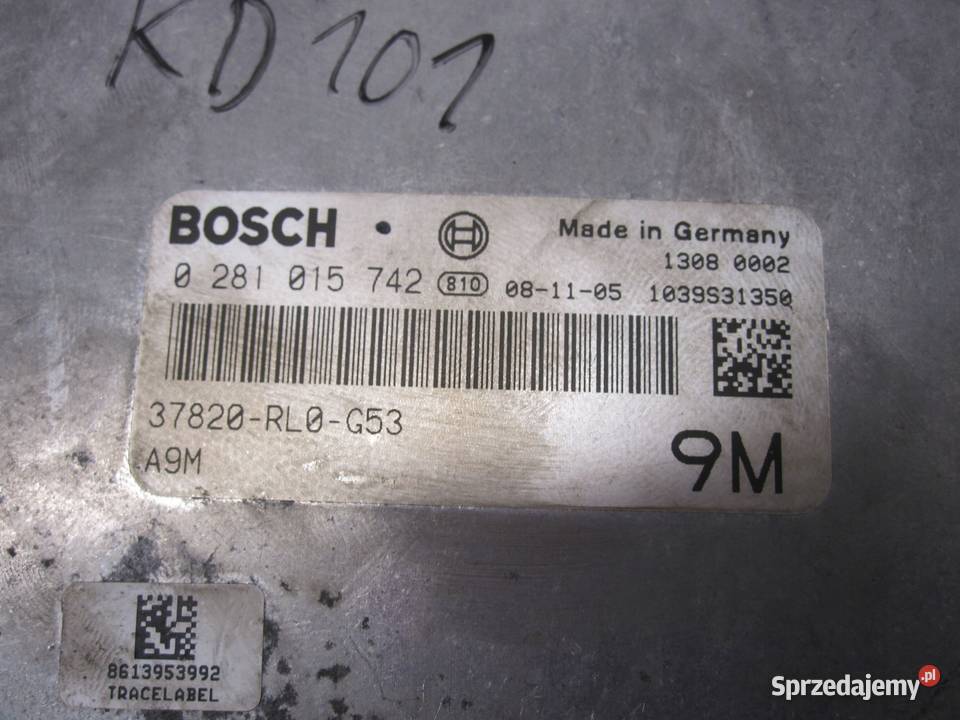 HONDA ACCORD 22 iDTEC komputer sterownik silnika Kielce