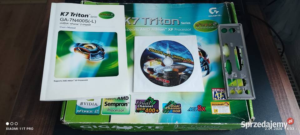 Płyta GigaByte K7 Triton GA7N400SL Płyty główne Chełmża