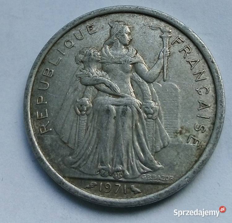 NOWA KALEDONIA2 FRANCS1971 r Legionowo sprzedam