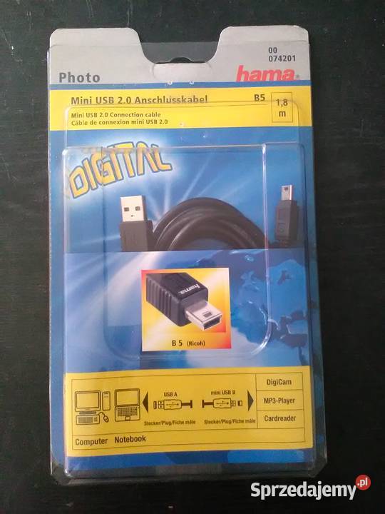 kabel usb a mini usb mazowieckie Radom