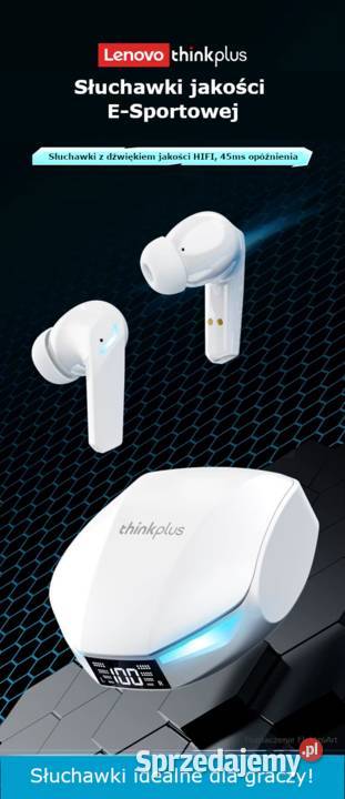 Wodoodporne bezprzewodowe słuchawki XT53 do gier śląskie