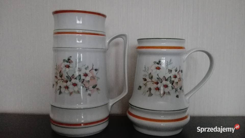 Kufel duży porcelana Ćmielów