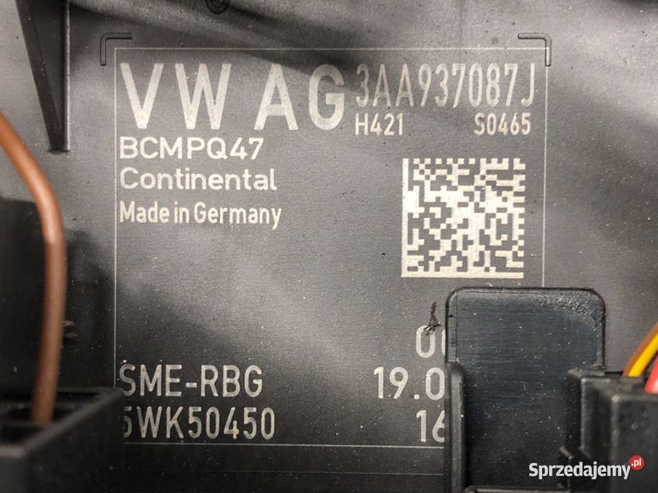 MODUŁ KOMFORTU VW CC B7 3AA937087J SportowyCoupe