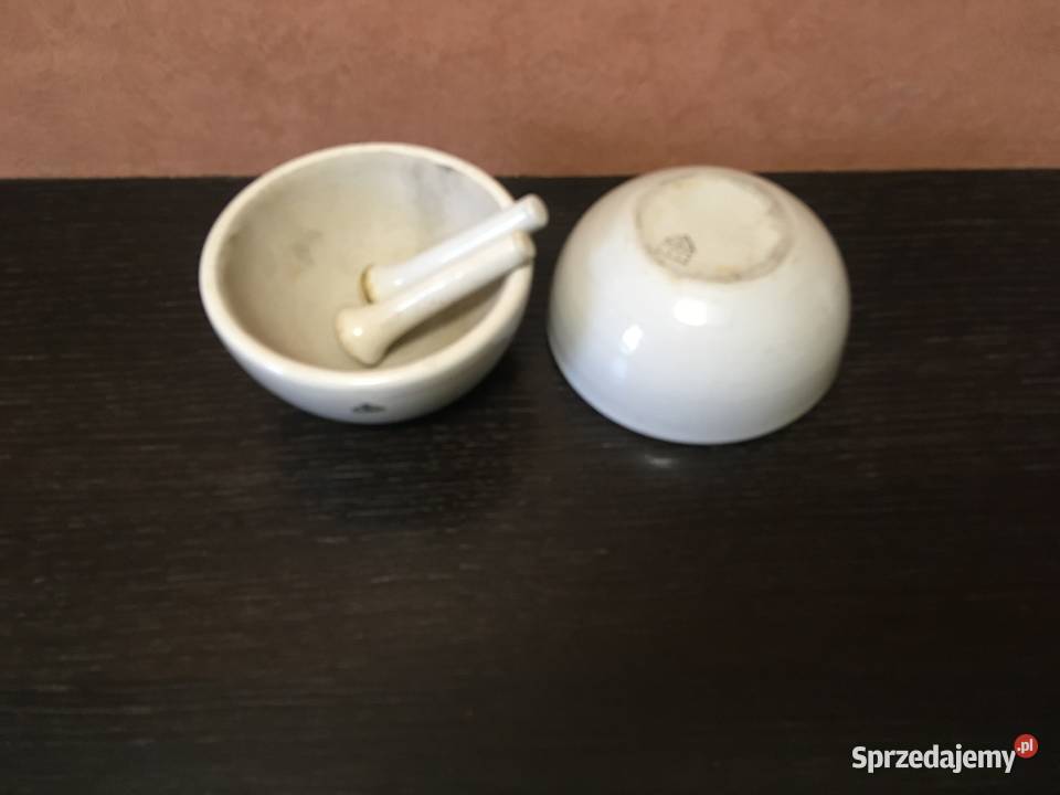 Ćmielów porcelanowe pojemniki apt i moździerze 1 Warszawa