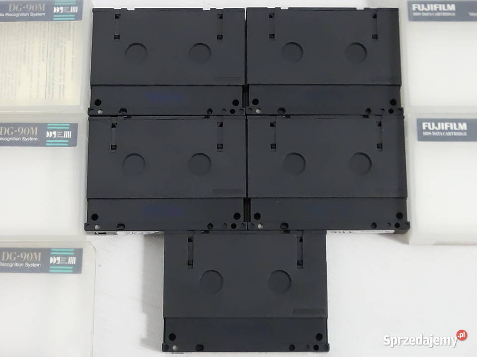 Kasety Fujifilm DDS DG90M DAT Zestaw 5 sztuk Biłgoraj sprzedam