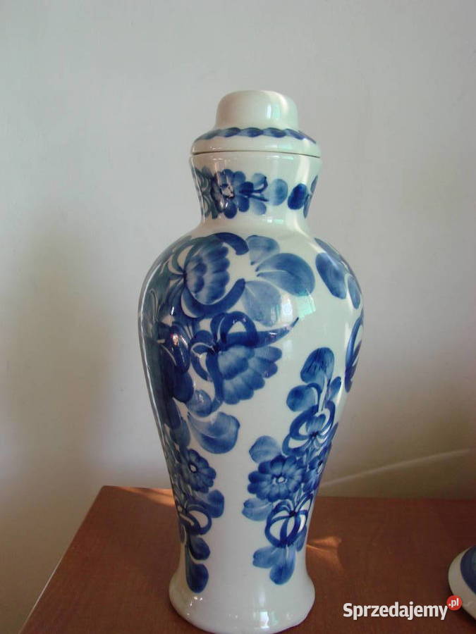 Włocławek fajansowy wazon Pruszcz Gdański