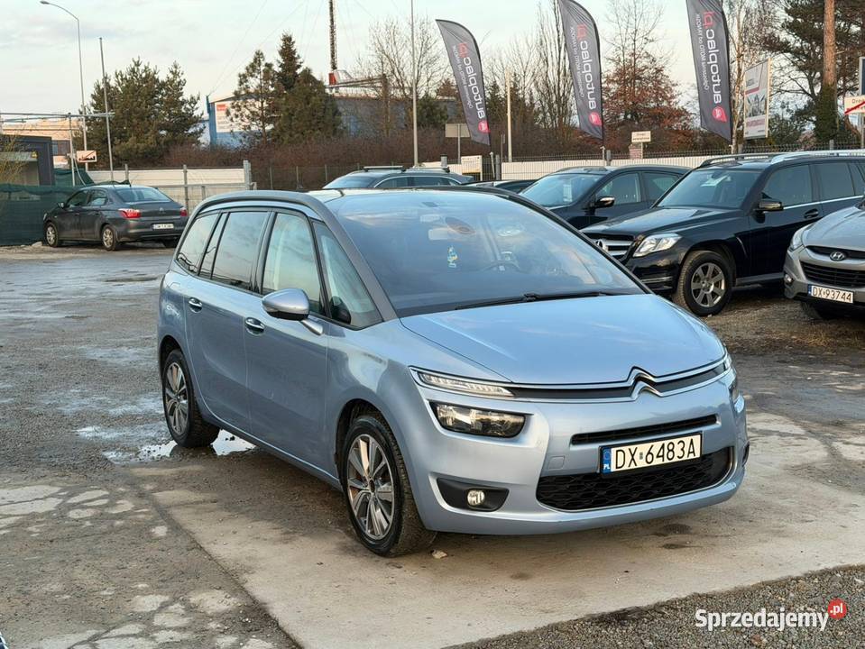 Citroen C4 Grand Picasso 16 Diesel 2014r Automat niebieski Wrocław