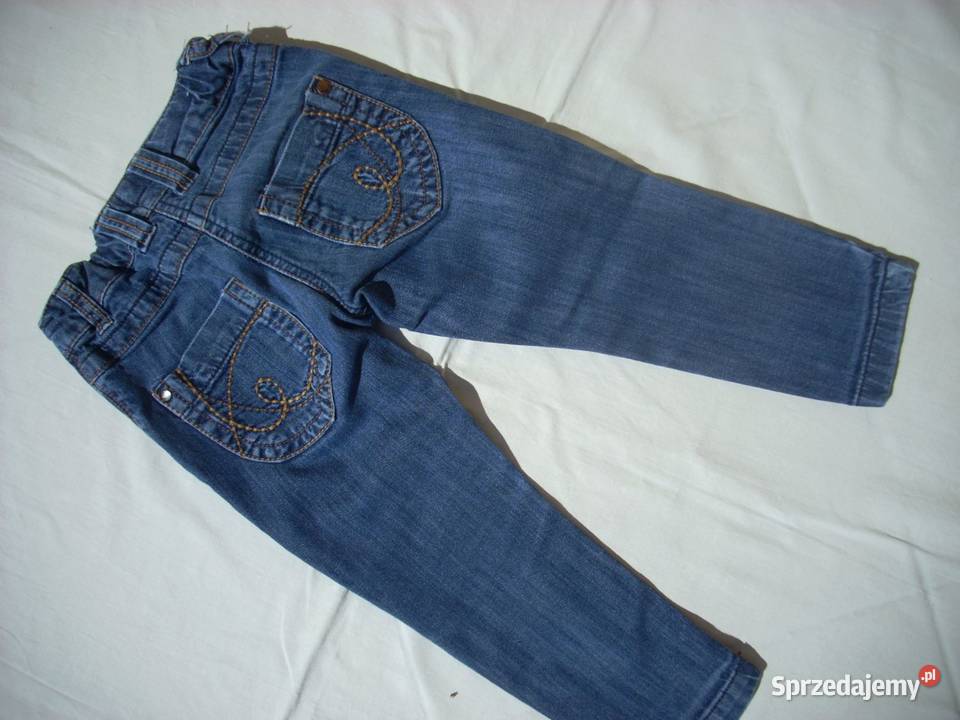 Next Spodnie dziewczęce Jeans Skinny 104