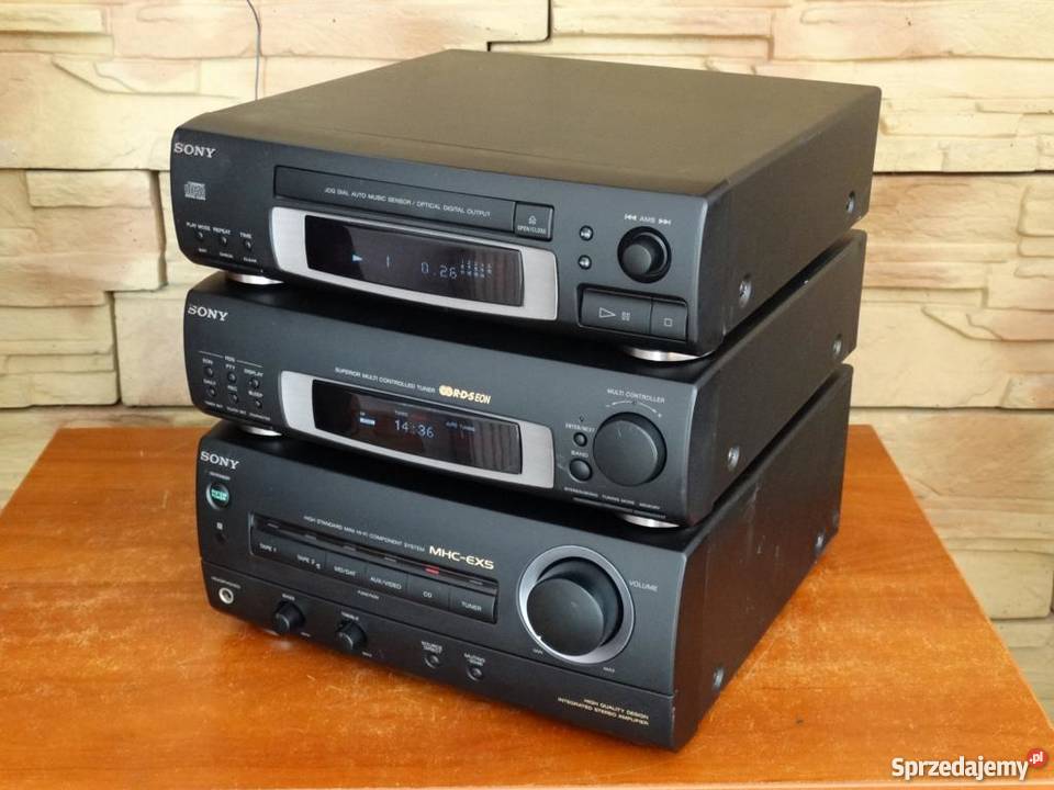 Wieża Sony MHCEX5 ładna i sprawna WYSYŁKA Wieże i miniwieże Elektronika