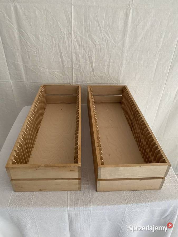 IKEA Boalt stojaki na płyty CD Retro Vintage 58.5cm