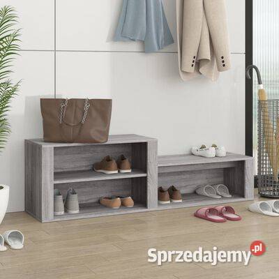 vidaXL Szafka na buty szary dąb sonomaSKU816918