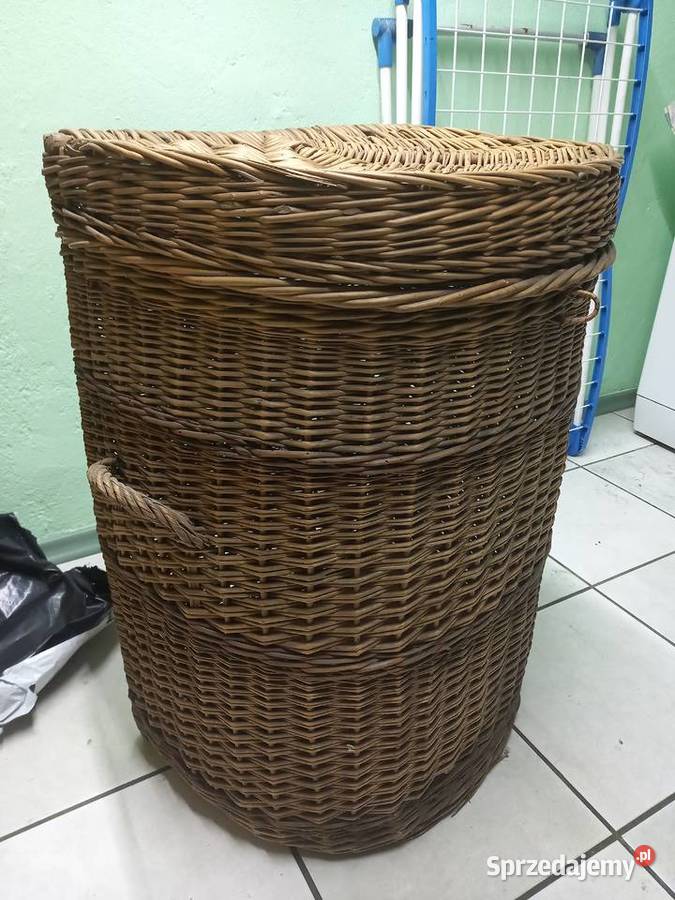 Kosz wiklinowy na bieliznę Kosze na pranie Andrespol sprzedam