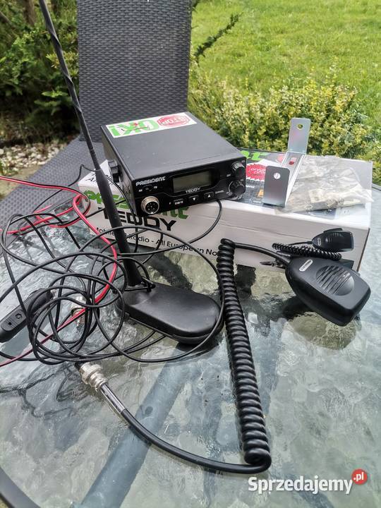 CB radio President Teddy plus antena nowe CB radia Bielsko-Biała sprzedam