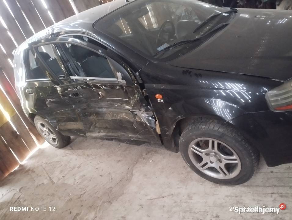 Daewoo kalos Uszkodzony Kalos Samoklęski