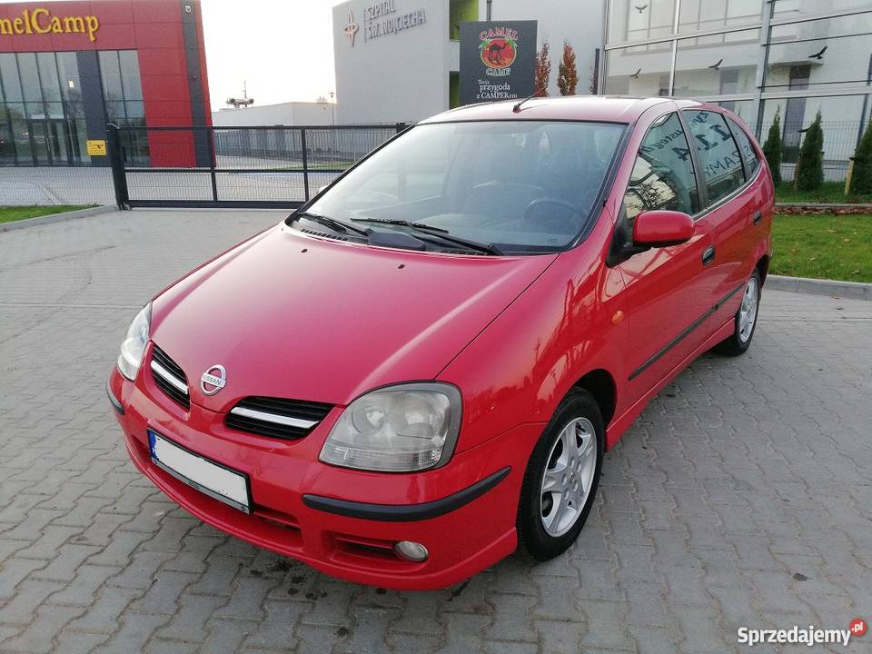 Nissan Almera Tino 18Benzyna SalonPL Kamera Rok produkcji 2003 Poznań