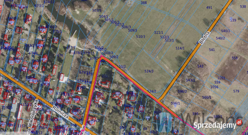 Grunt Łomianki Dziekanów Polski 1800m2 54m