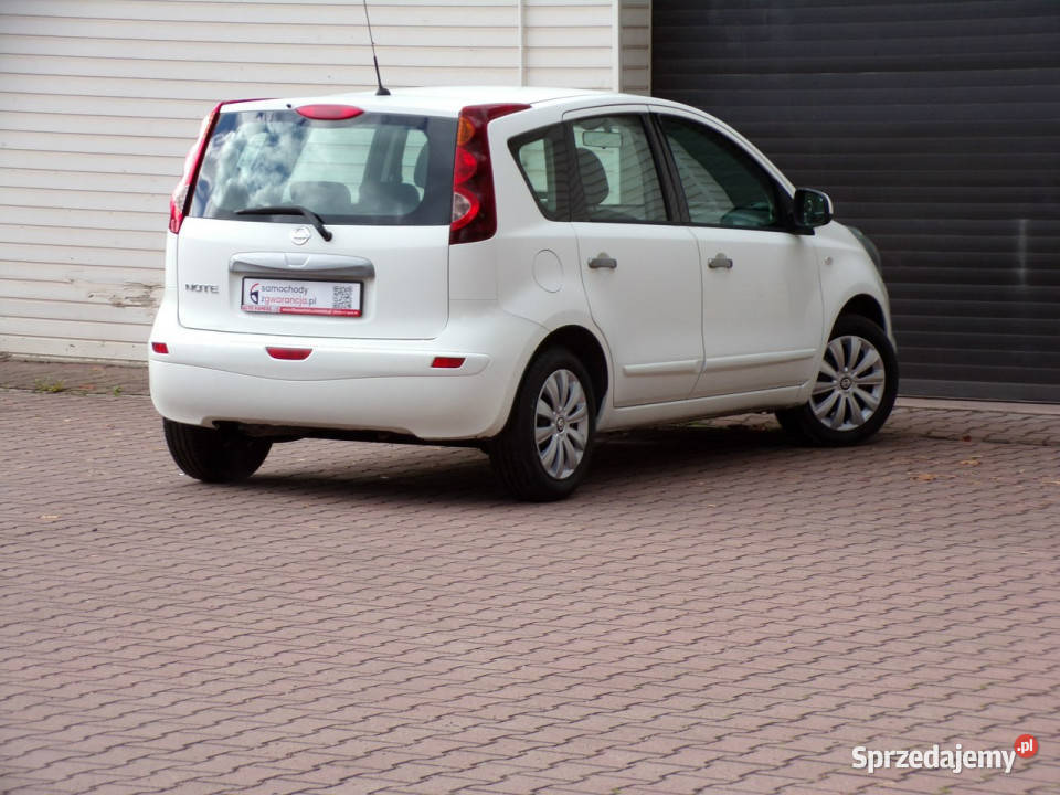 Nissan Note Klima Gwarancja I wlaść 14 90 2012r Hatchback śląskie Mikołów