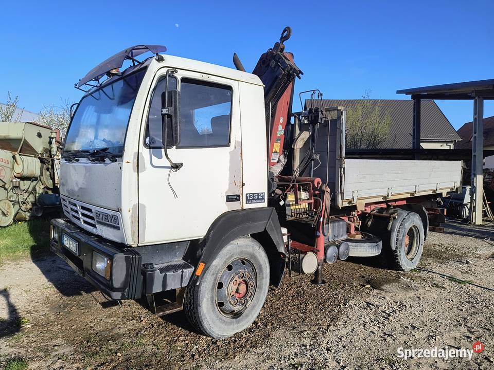 Steyr 13s21 1994 HDS Palfinger wywrotka 24x41 małopolskie Krzeszowice sprzedam