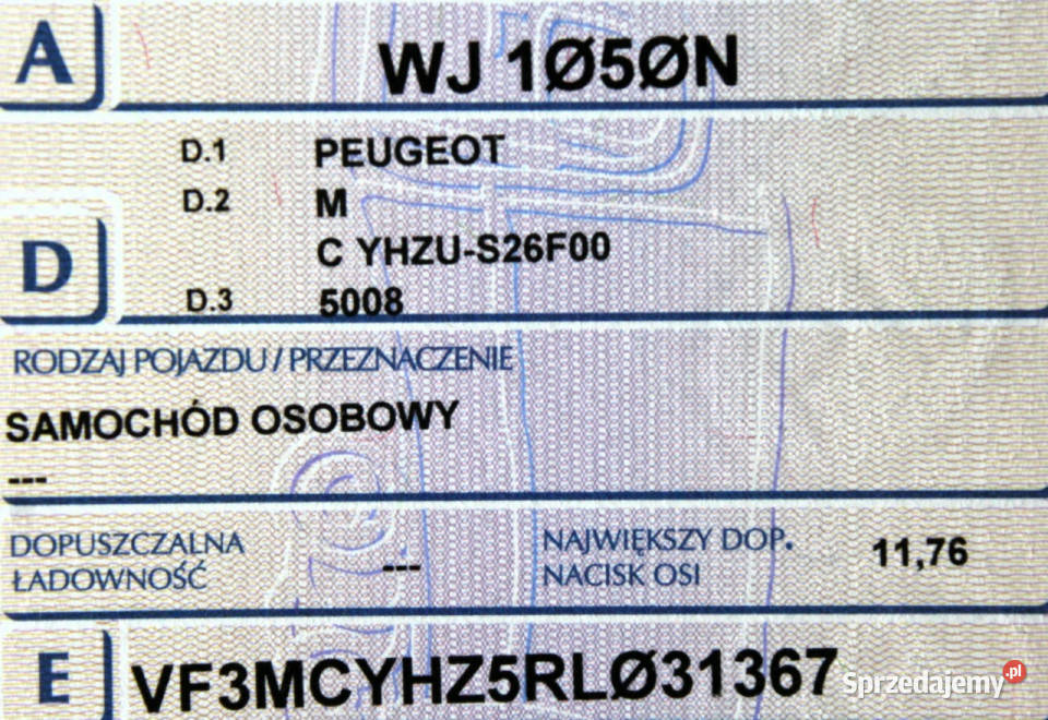 Peugeot 5008 SalonPL FV23 Pakiety 7os Kamery LED Sokołów