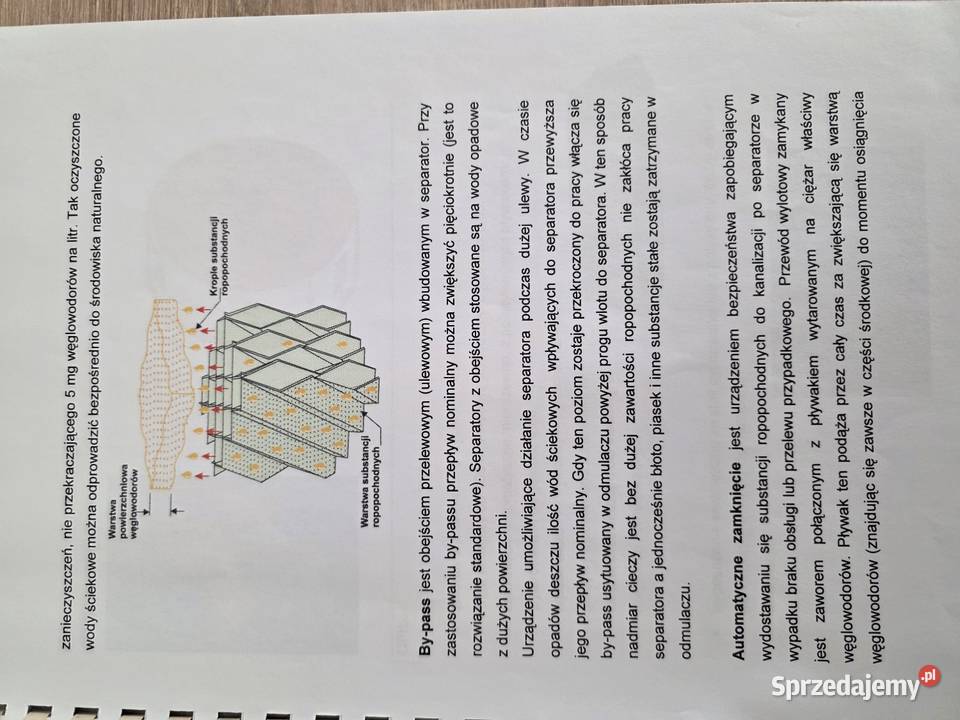 Separator węglowodorów SWOK 1 używany np mazowieckie Garwolin sprzedam