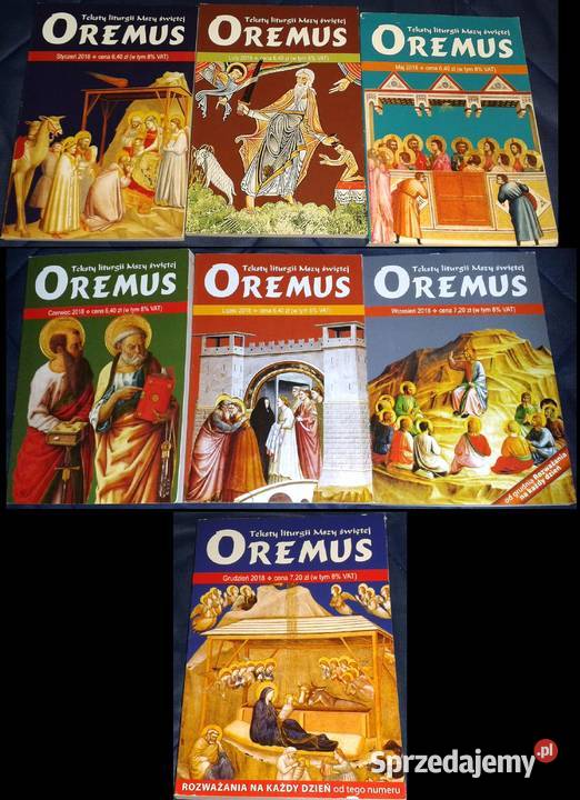 OREMUS Teksty Liturgii Mszy Świętej 2018 Rok wydania 2018 Chełm