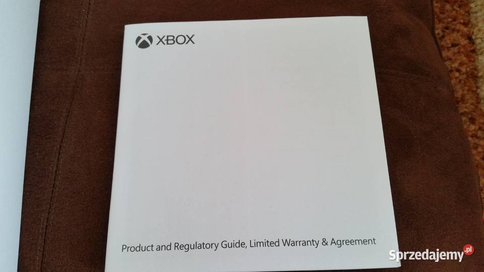 Pudelko i instrukcja XBOX Pulse Red do Puławy