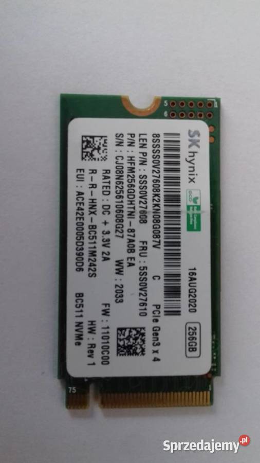 IdealneDysk ssd 256gb różne modelefotoInne do Części i akcesoria Warszawa