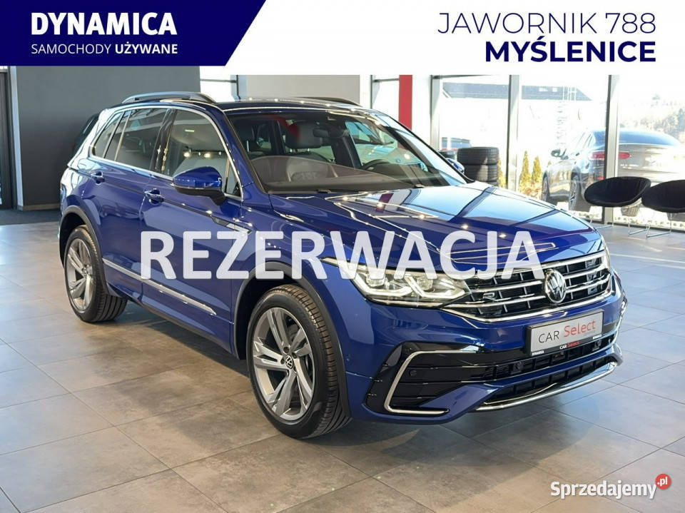 Volkswagen Tiguan VAT 23 RLine 20TSI 245 DSG czujnik deszczu Myślenice sprzedam