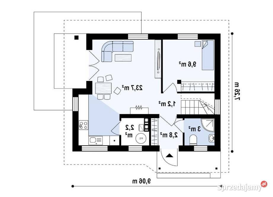 Dom 92m2 Poddębie Wieliszew działka 900m2 mazowieckie