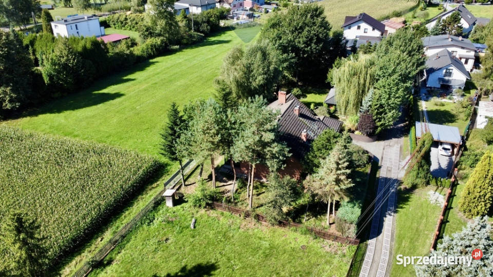 Wyjatkowy dom w Piasku k Pszczyny wolnostojący śląskie Piasek