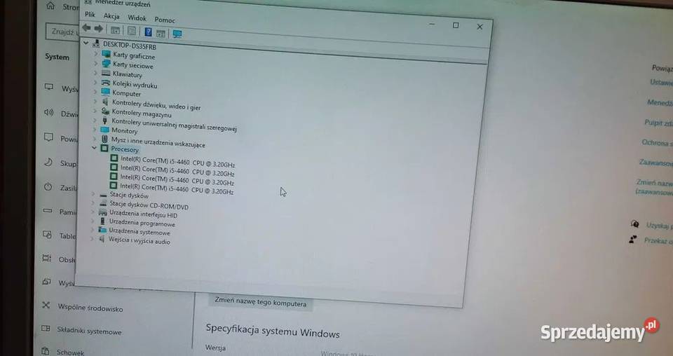 Zestaw komputerowy PC do Gier oglądania filmów i Pamięć RAM 16 Łódź sprzedam
