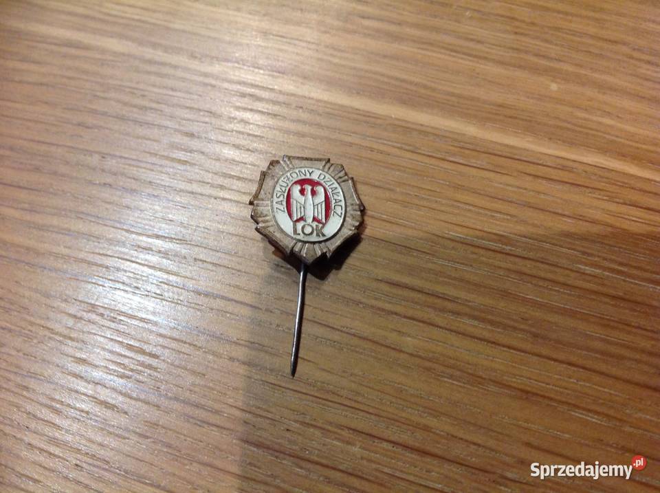 Stara Metalowa Odznaka Przypinka LOK Nowa Sól sprzedam