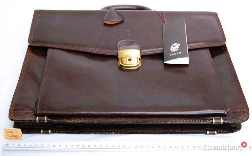 Sagan nowa torba teczka męska skórzana skóra Moda i Styl Lublin